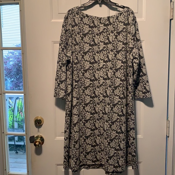 Patterned professional plus Sz Loft dress Sz 20 - Picture 4 of 4